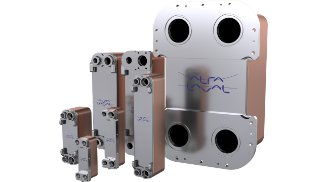 专业油冷器-DOC系列铜钎焊板式换热器-Professional oil cooler-DOC series copper brazed plate heat exchanger