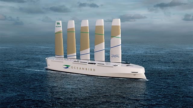 Propulsion vélique OceanBird 